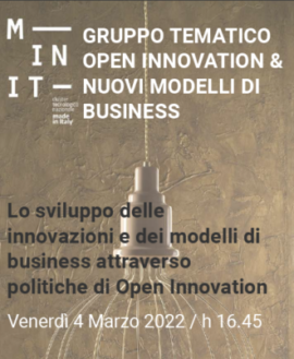 Lo sviluppo delle innovazioni e dei modelli di business attraverso politiche di open innovation